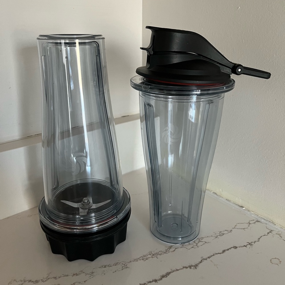 Vitamix Ascent Blending Cup Starter Kit, 20oz with Self-Detect, Clear